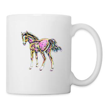 Cheval - Mug blanc - blanc - Droite