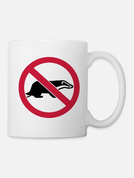 Dachs - Tasse - Weiß