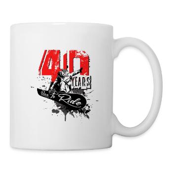 Snowboard - 40th Birthday - Mug - white - Right