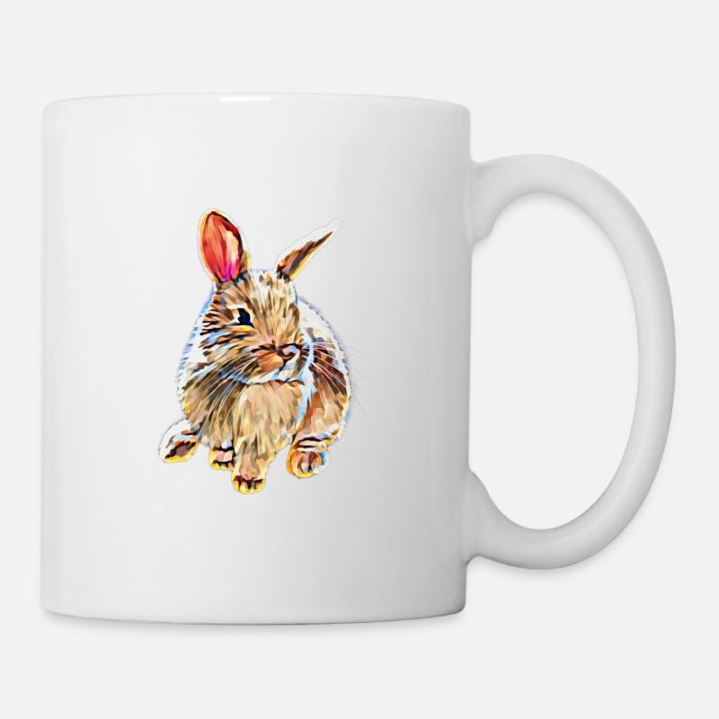 Rabbits - Mug - white