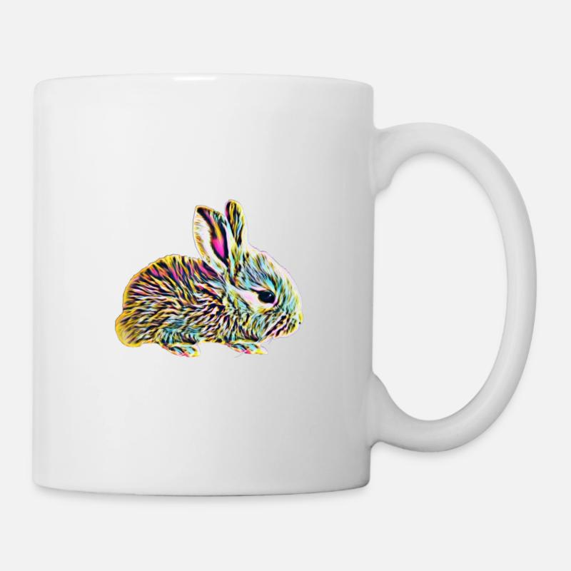 Hase - Tasse - Weiß