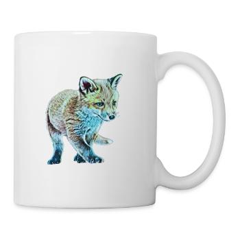 Fuchs - Tasse - Weiß - Rechts