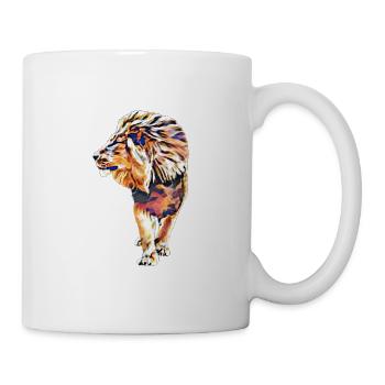 Lion - Mug blanc - blanc - Droite