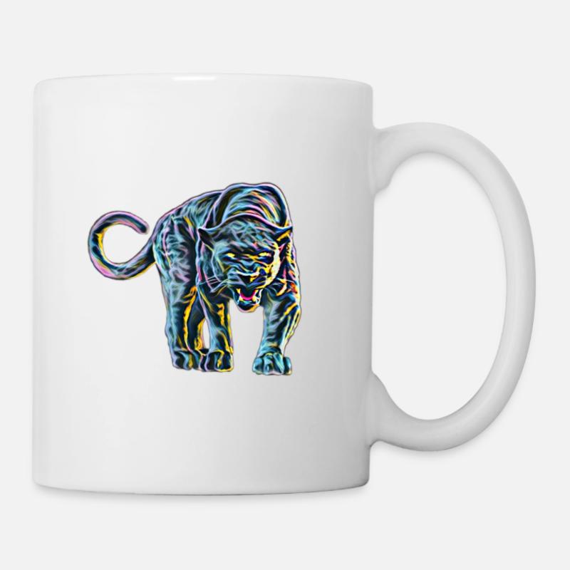 Panther - Tasse - Weiß