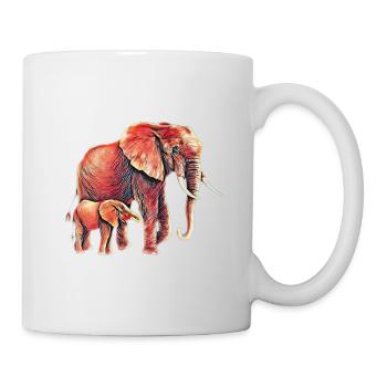 Elephant - Mug - white - Right