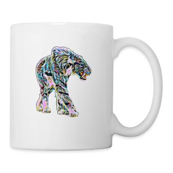 Saber tooth tiger - Mug - white - Right