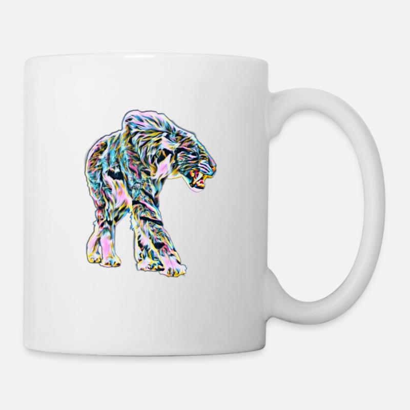 Säbelzahntiger - Tasse - Weiß