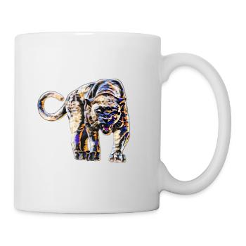 Panther - Tasse - Weiß - Rechts