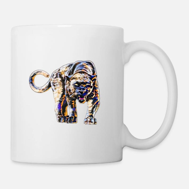 Panther - Tasse - Weiß