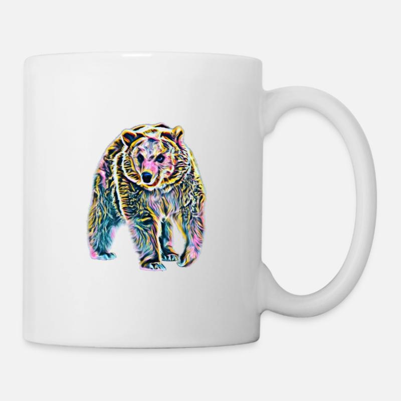 Grizzly - Tasse - Weiß