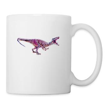 Dinosaurier - Tasse - Weiß - Rechts