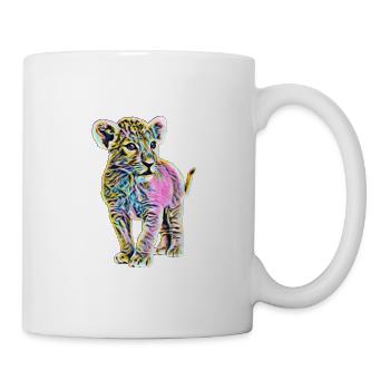 Löwe - Tasse - Weiß - Rechts