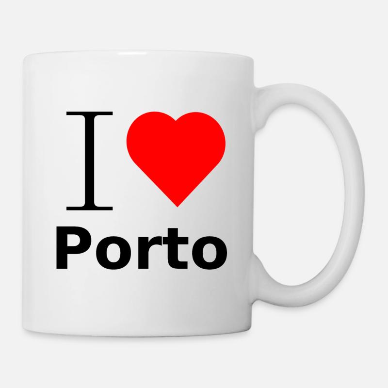I LOVE PORTO - Mug - white