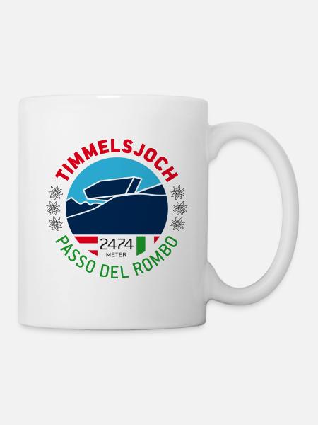 Timmelsjoch 1 - Tasse - Weiß