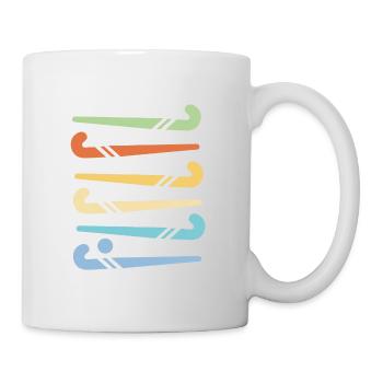 Hockeyschläger - Tasse - Weiß - Rechts