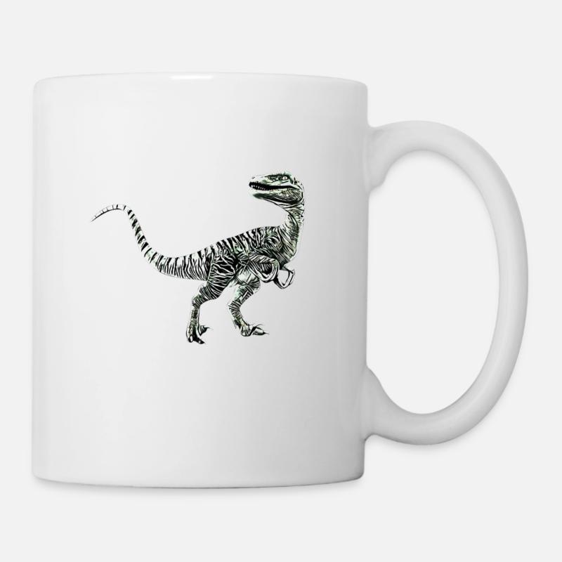 Velociraptor - Mug blanc - blanc