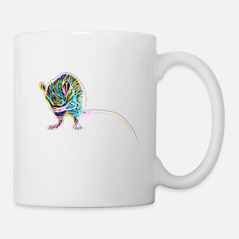 Ratte - Tasse - Weiß