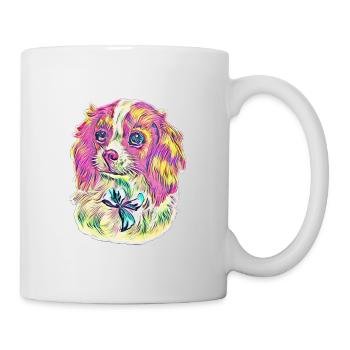Cavalier King Charles Spaniel - Mug - white - Right