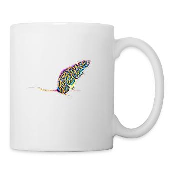 Ratte - Tasse - Weiß - Rechts