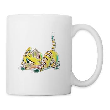 Chat - Mug blanc - blanc - Droite