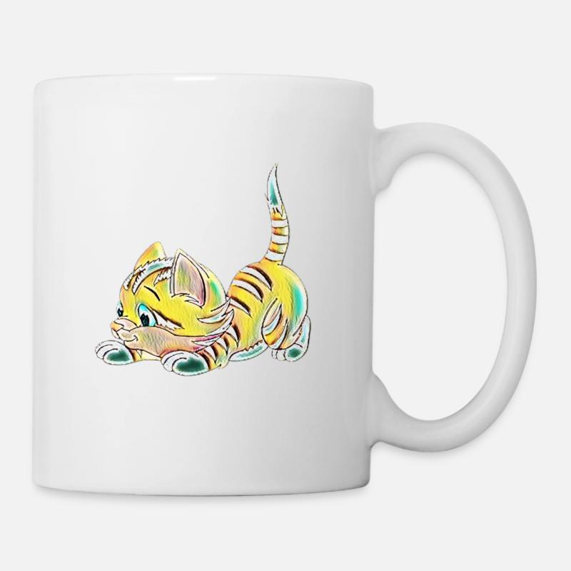 Katze - Tasse - Weiß