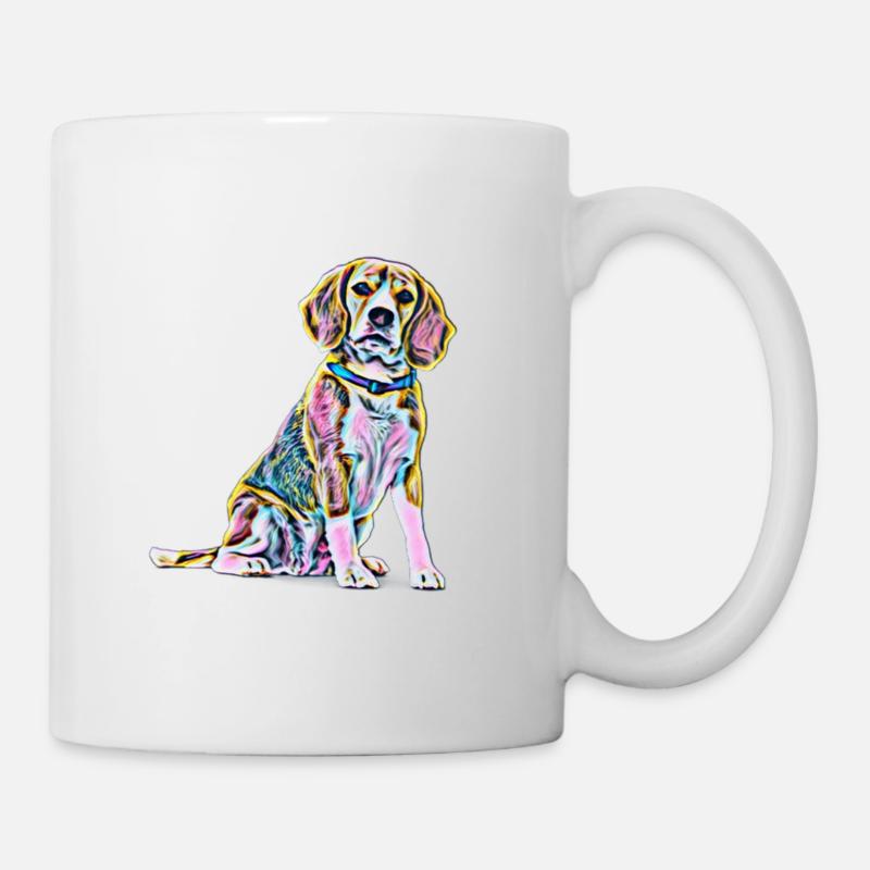 Beagle - Tasse - Weiß