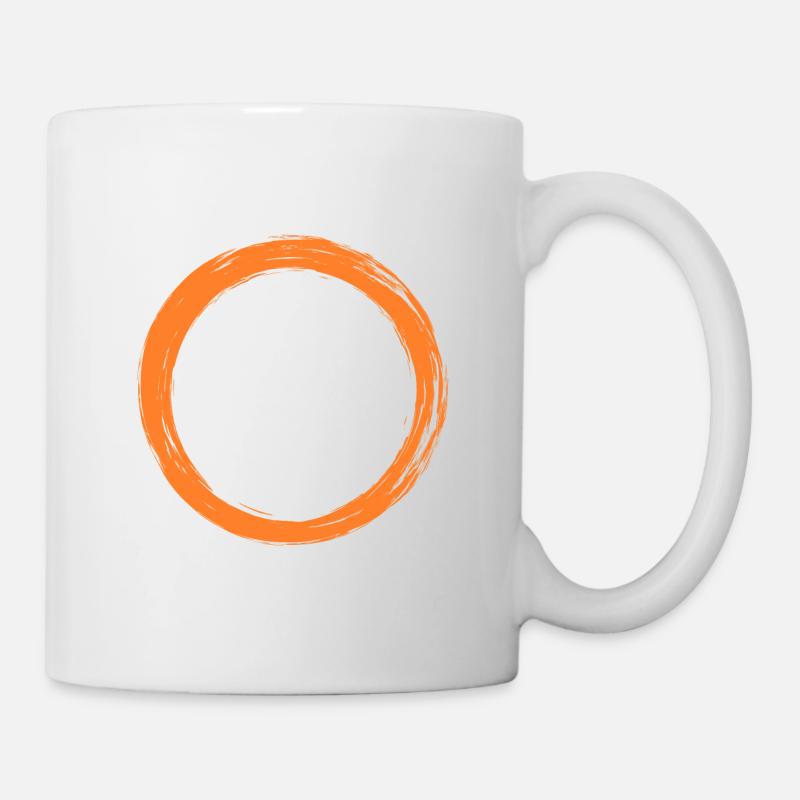 Symbole de cercle - Mug blanc - blanc
