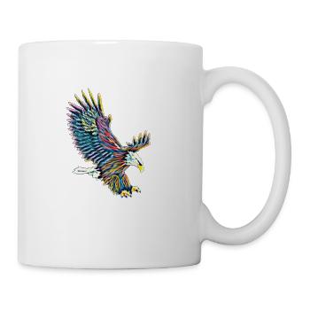 Adler - Tasse - Weiß - Rechts