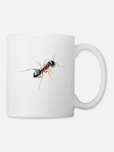 Fourmi - Mug blanc - blanc