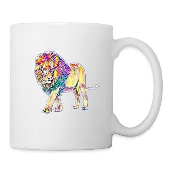 Lion - Mug blanc - blanc - Droite