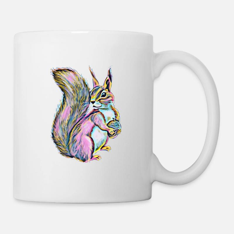 Écureuil roux - Mug blanc - blanc