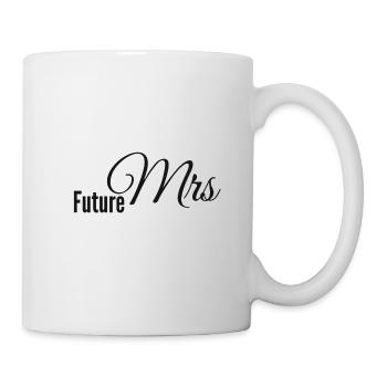 Future Mrs Misses engagement design engaged - Mug - white - Right