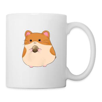 Hamster - Tasse - Weiß - Rechts