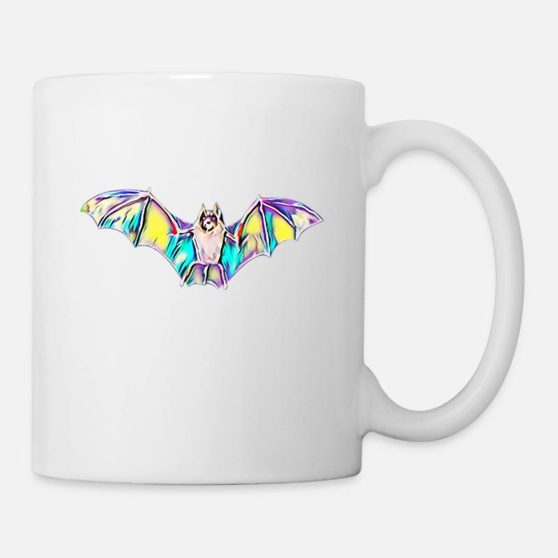 Fledermaus - Tasse - Weiß