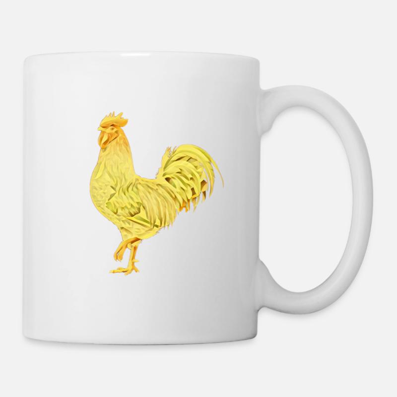 Hahn - Tasse - Weiß