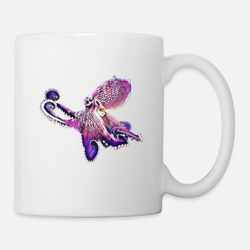 Octopus - Tasse - Weiß
