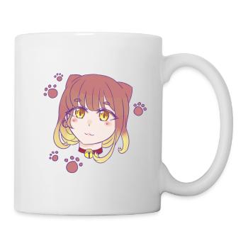 Manga cat girl - Mug - white - Right
