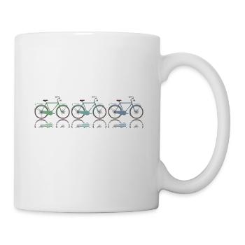 vélo - Mug blanc - blanc - Droite