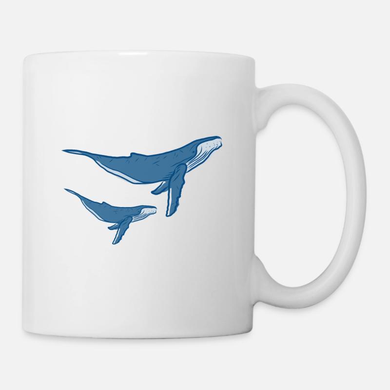 Wale - Tasse - Weiß