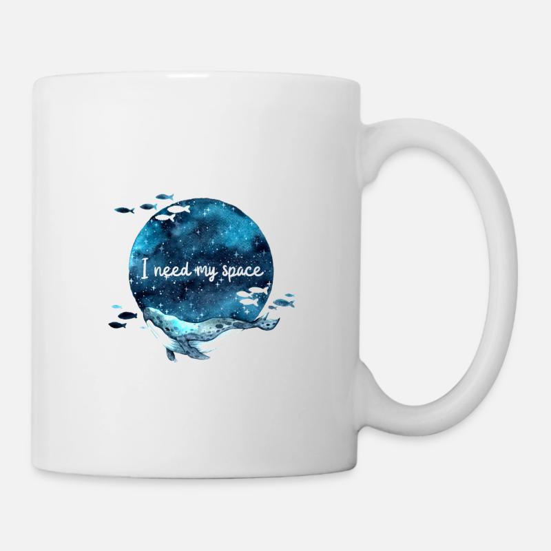 Freiraum (I need my space) - Tasse - Weiß