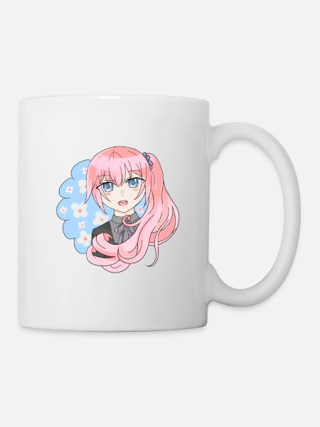 Manga Flower Girl - Mug blanc - blanc