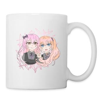 Filles manga - Mug blanc - blanc - Droite