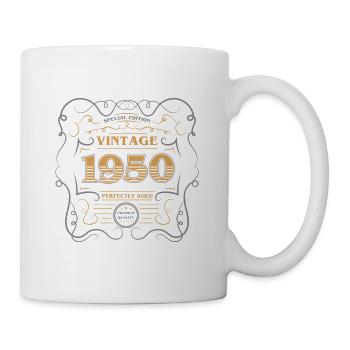 Vintage 1950 Birthday - Mug - white - Right