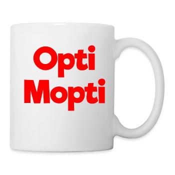 Opti Mopti - Mug blanc - blanc - Droite