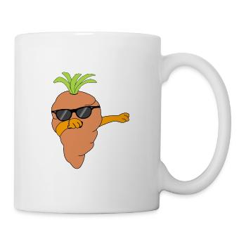 Carrot Carrot Dabbing Funny for kids vegans - Mug - white - Right