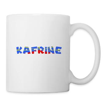 t-shirt kafrine idée cadeau ile de la reunion - Mug blanc - blanc - Droite