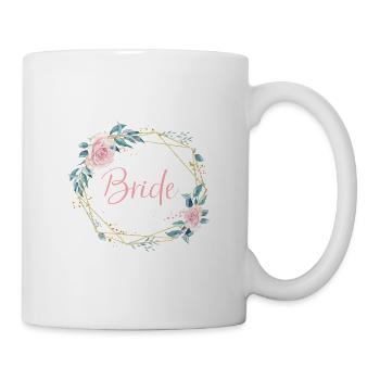 Team Bride Flowers 1 customizable - Mug - white - Right