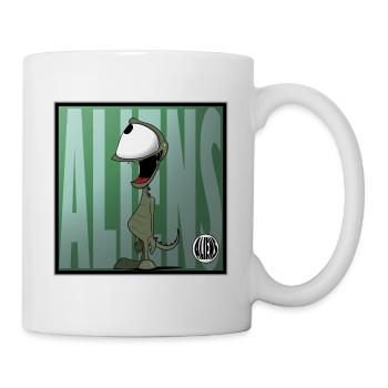 ALIENS, out of this world - Mug - white - Right