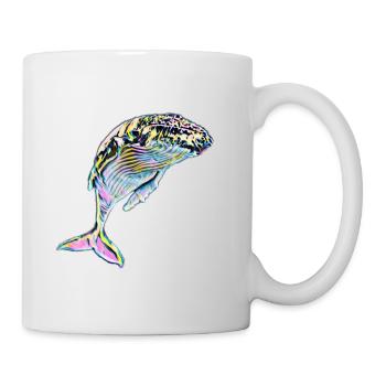 Wal - Tasse - Weiß - Rechts