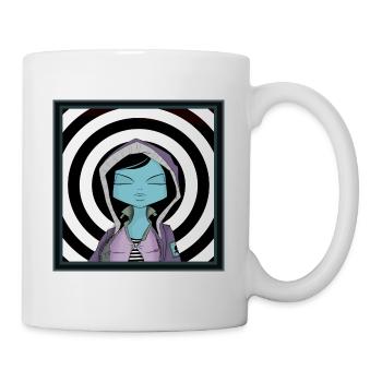 Mädchen TARGET - Tasse - Weiß - Rechts
